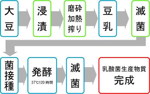 乳酸菌生産物質ができるまで